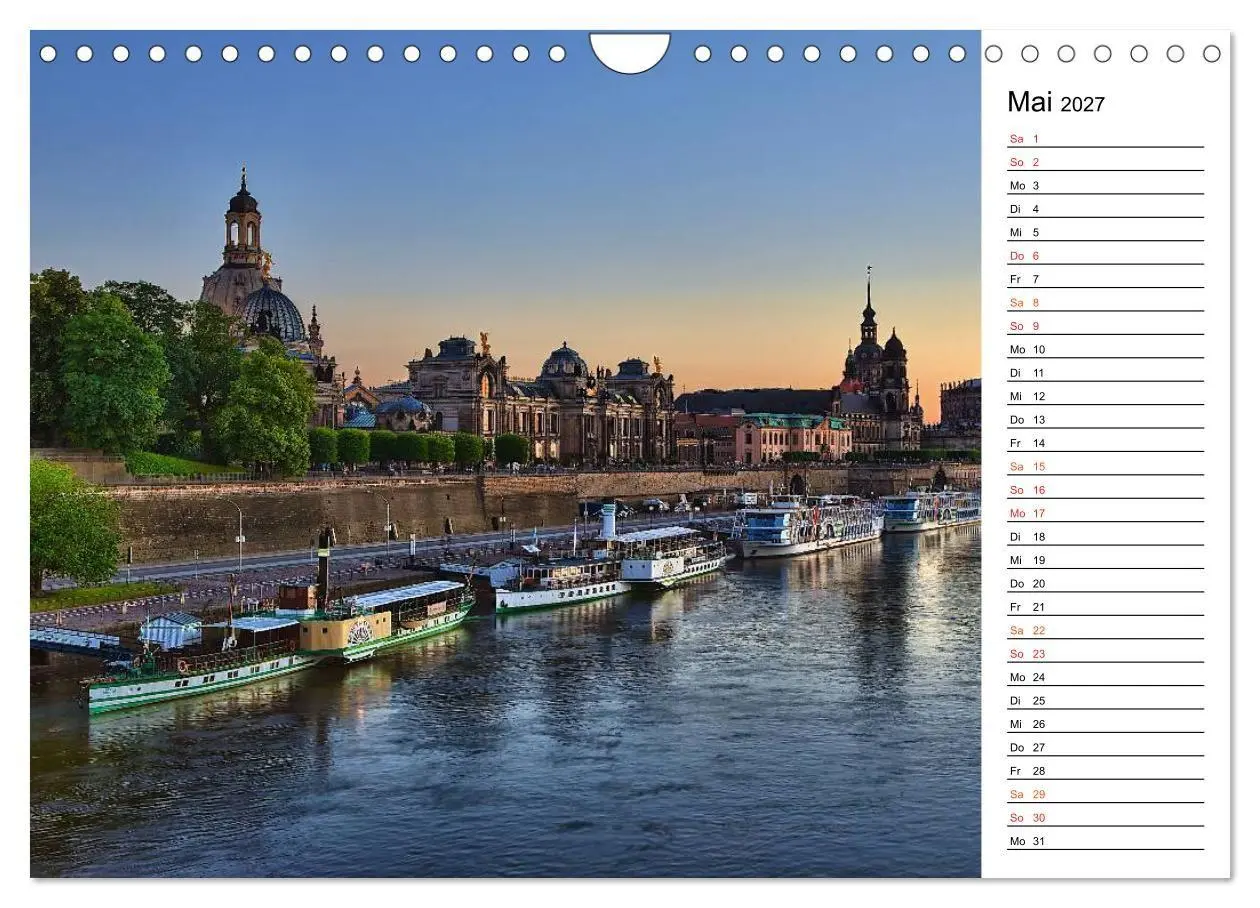 Bild: 9783569929364 | Schaufelraddampfer (Wandkalender 2027 DIN A4 quer), CALVENDO...