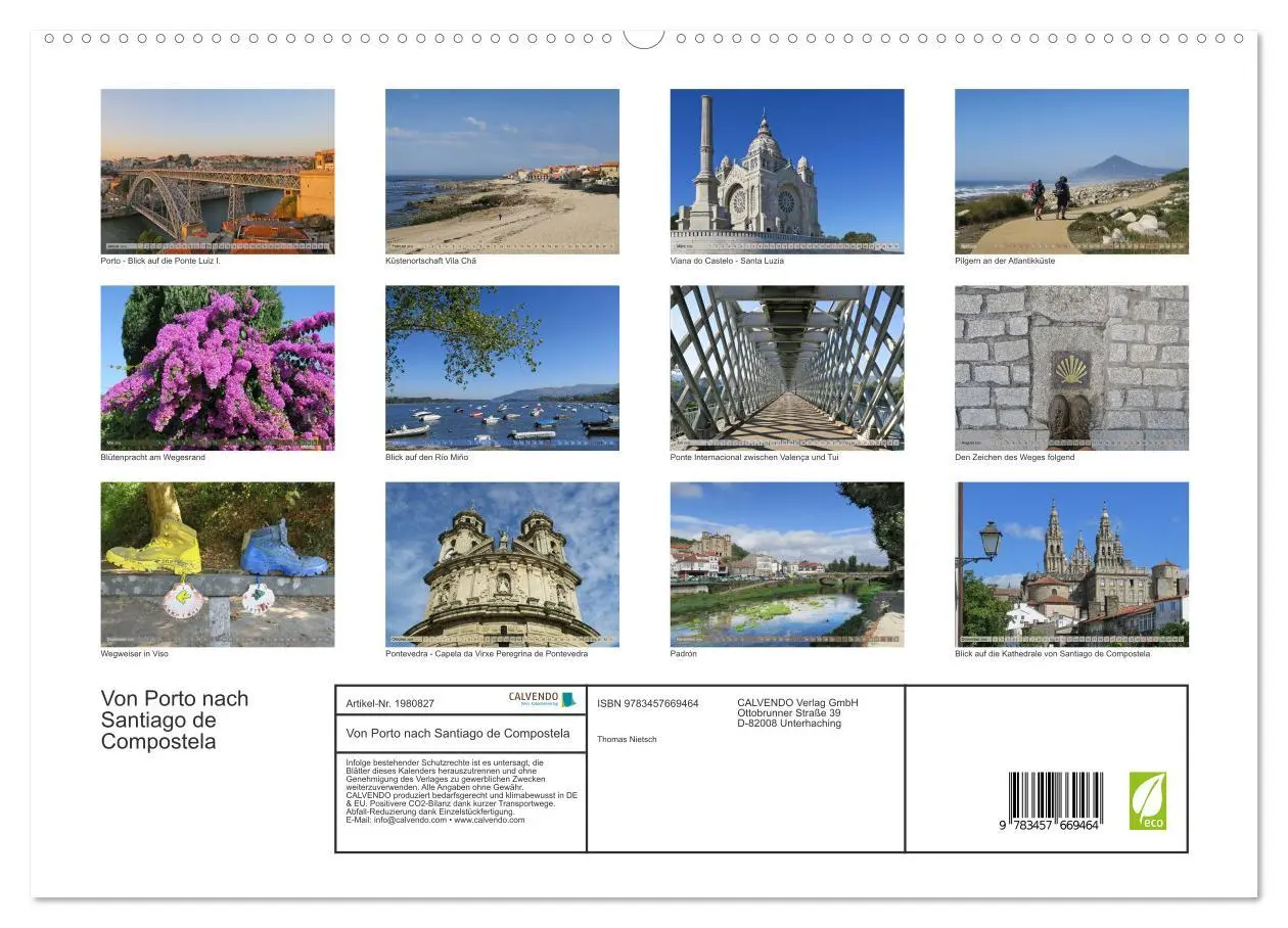 Bild: 9783457669464 | Von Porto nach Santiago de Compostela (hochwertiger Premium...