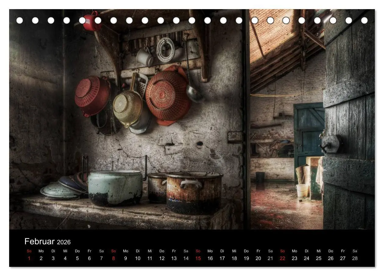 Bild: 9783516069464 | Lost Places - Auch der Verfall hat seinen Charme (Tischkalender...
