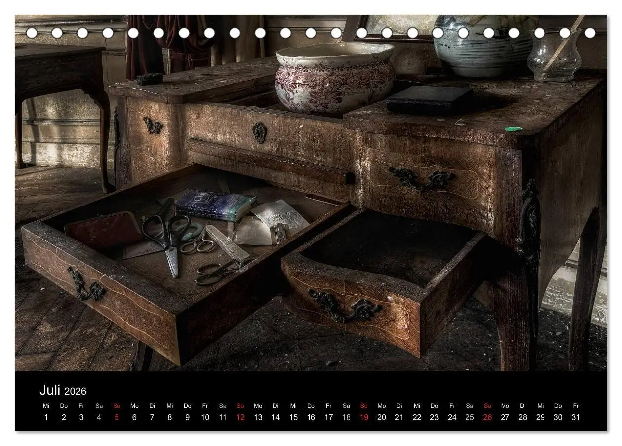 Bild: 9783516069464 | Lost Places - Auch der Verfall hat seinen Charme (Tischkalender...