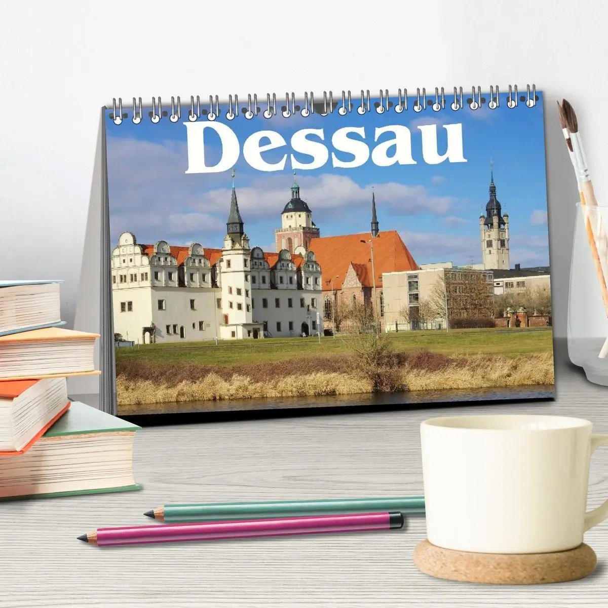 Bild: 9783516139464 | Dessau (Tischkalender 2026 DIN A5 quer), CALVENDO Monatskalender