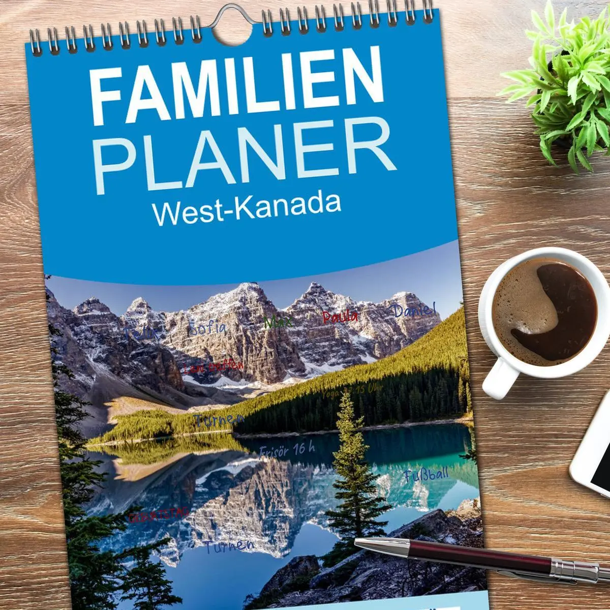 Bild: 9783516519464 | Familienplaner 2026 - West-Kanada mit 5 Spalten (Wandkalender, 21 x...