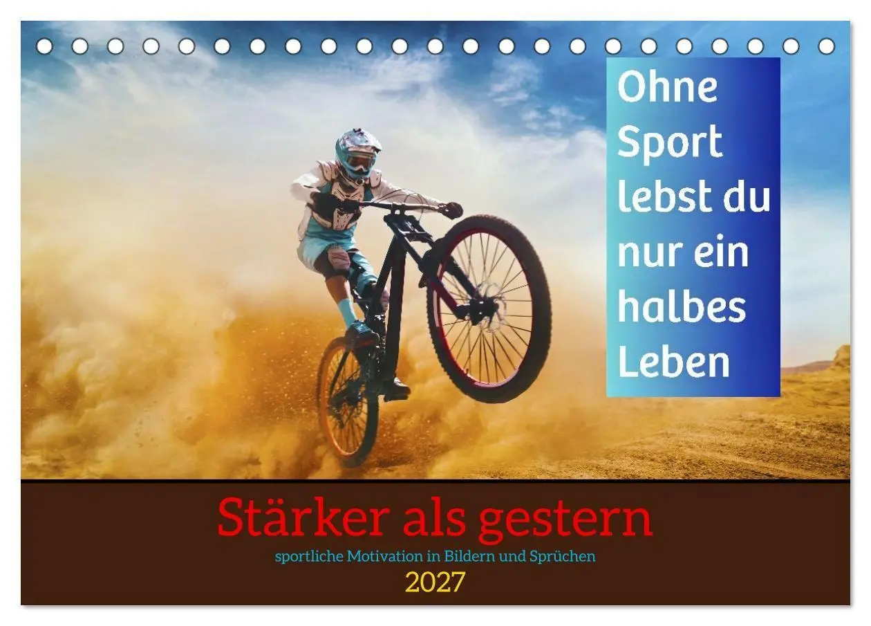 Cover: 9783516759464 | Stärker als gestern - Sportliche Motivation in Bildern und Sprüchen...