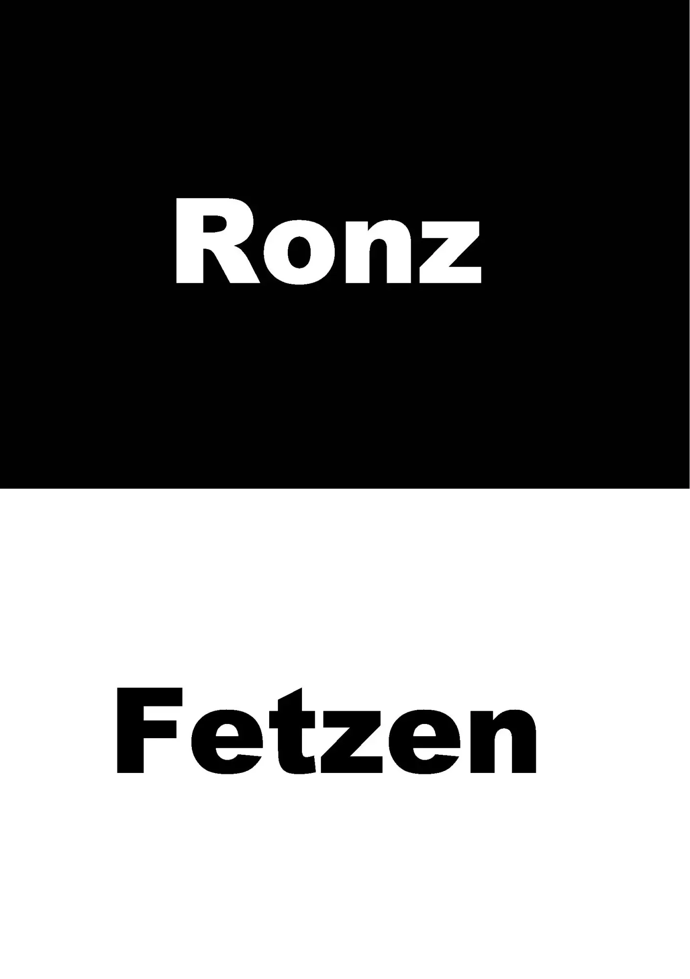 Cover: 9783837069464 | Fetzen | O) Ronz | Taschenbuch | 132 S. | Deutsch | 2009