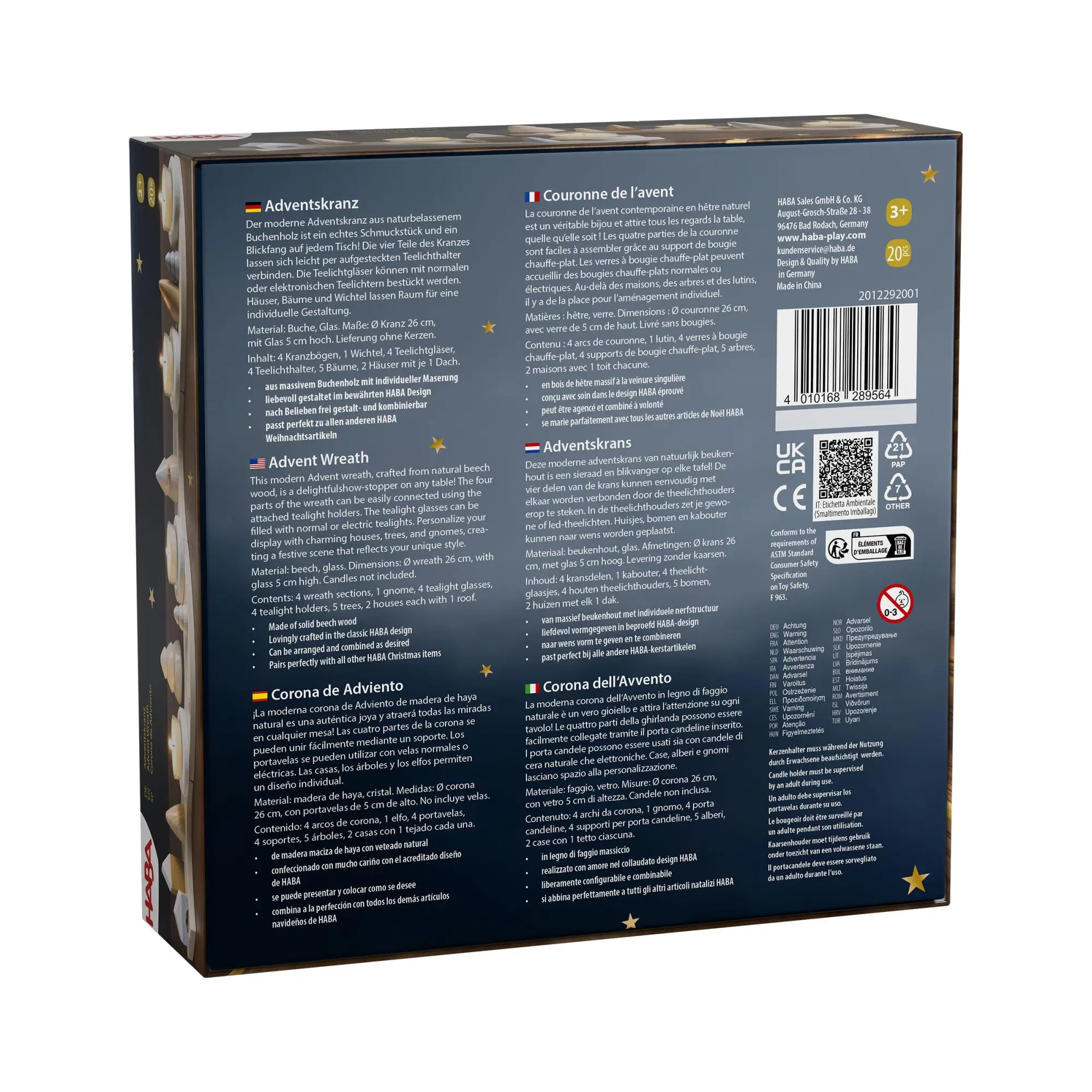 Bild: 4010168289564 | Adventskranz | Deutsch | 2025 | HABA Sales GmbH &amp; Co.KG