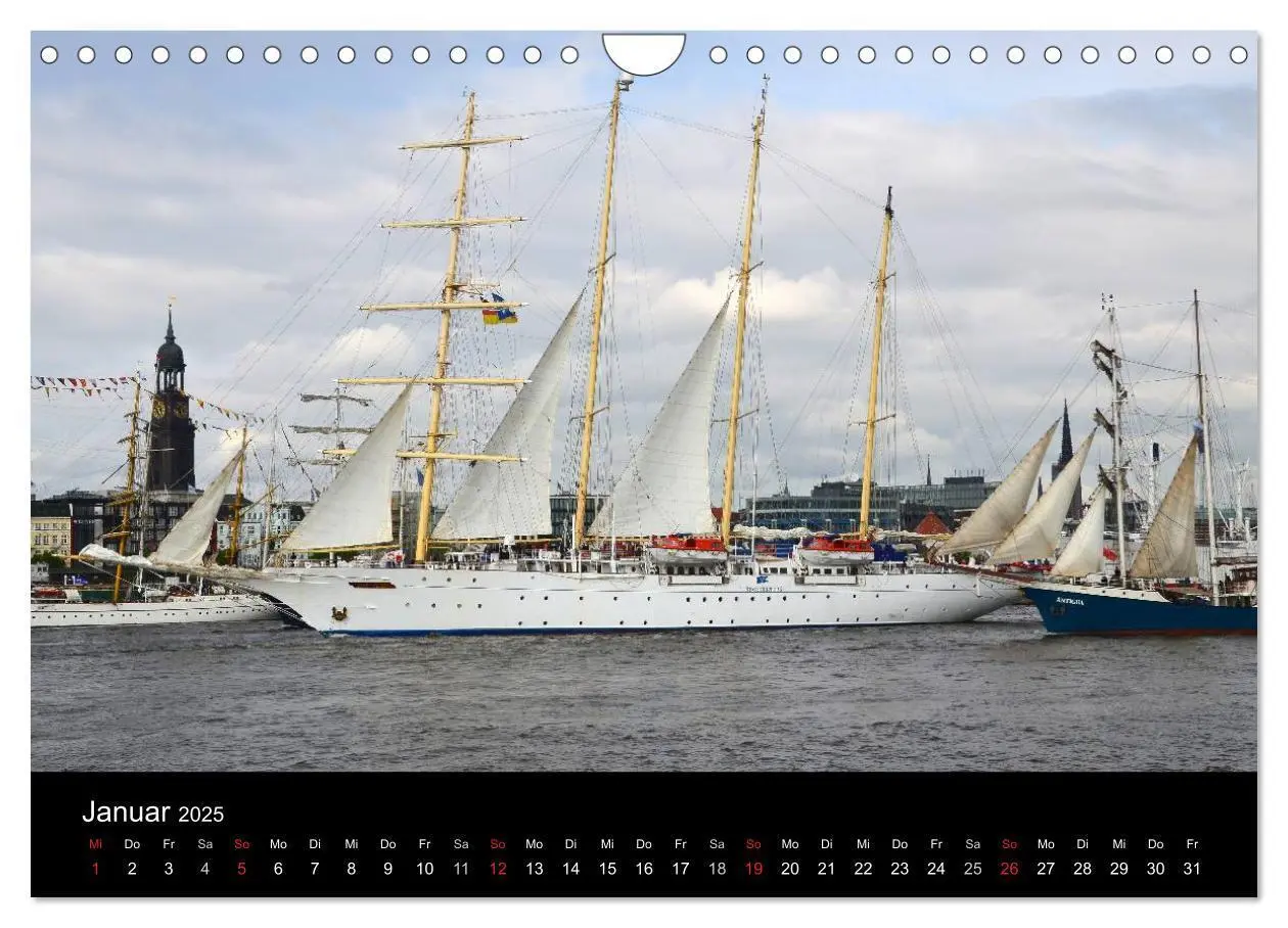 Bild: 9783435709564 | Auslaufparade des Hamburger Hafengeburtstages (Wandkalender 2025...