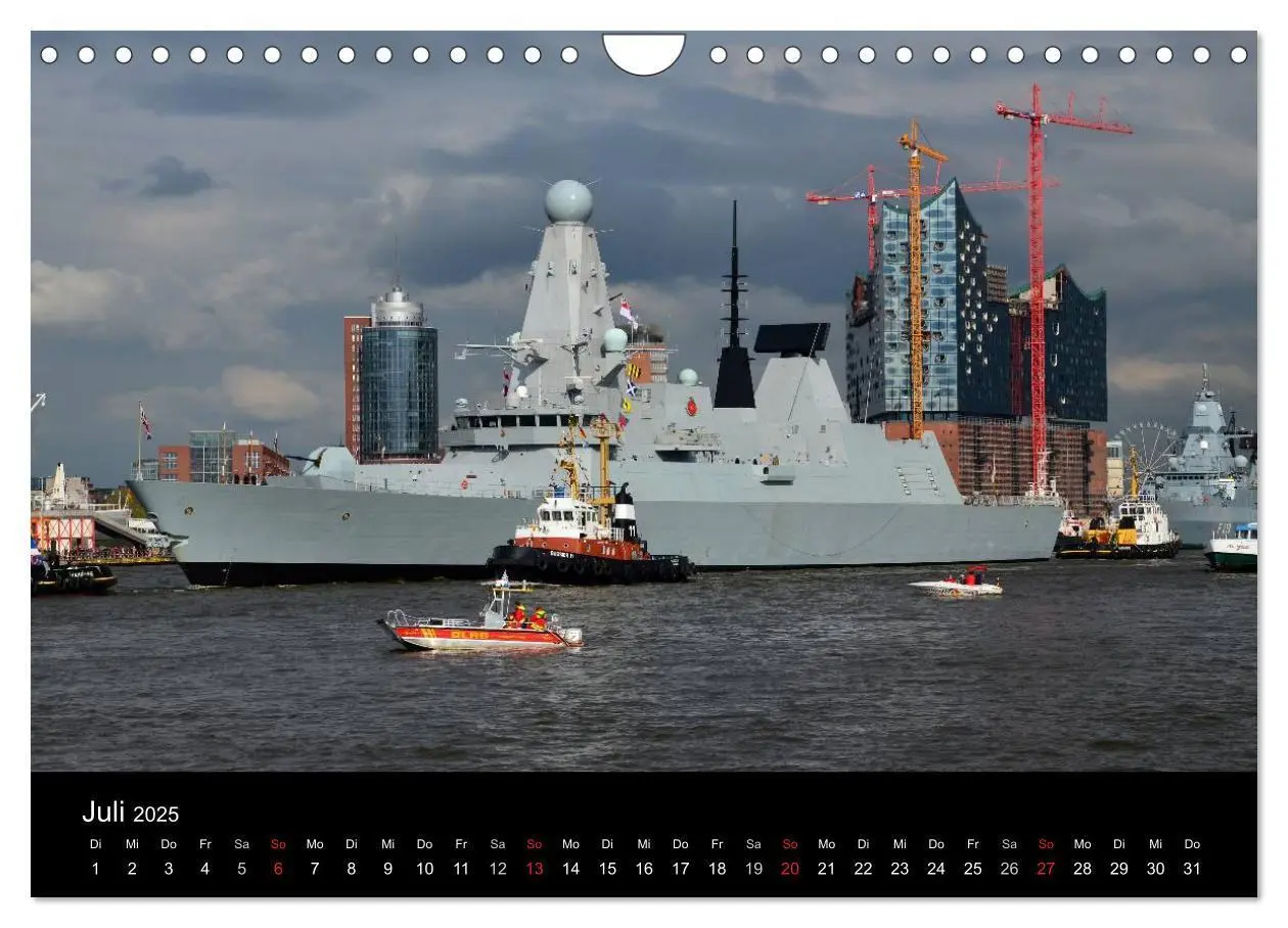 Bild: 9783435709564 | Auslaufparade des Hamburger Hafengeburtstages (Wandkalender 2025...
