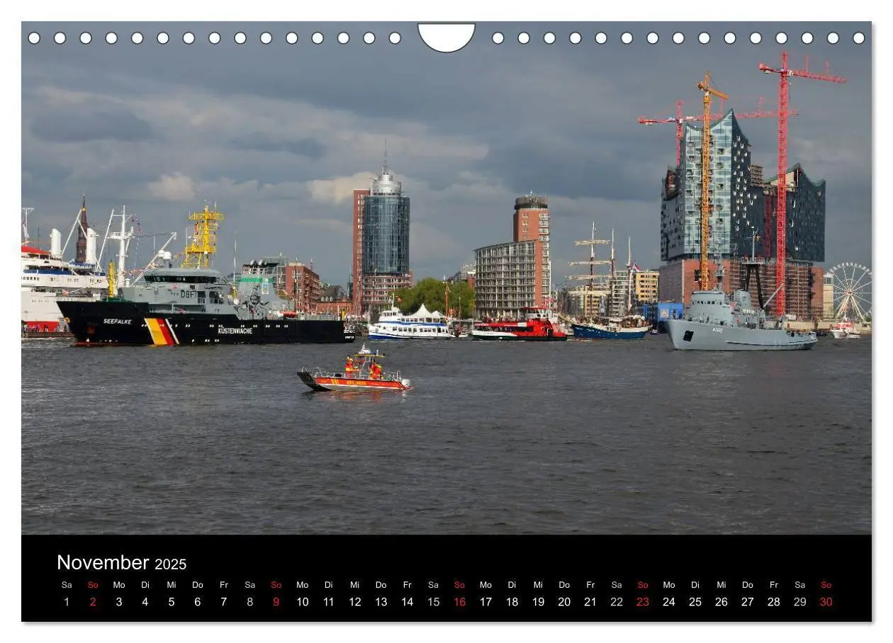 Bild: 9783435709564 | Auslaufparade des Hamburger Hafengeburtstages (Wandkalender 2025...