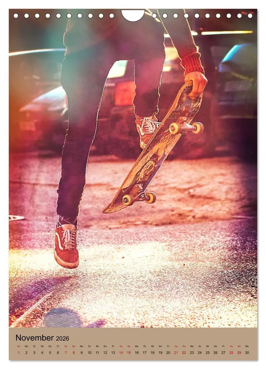 Bild: 9783516369564 | Skateboarding - einfach Spaß (Wandkalender 2026 DIN A4 hoch),...