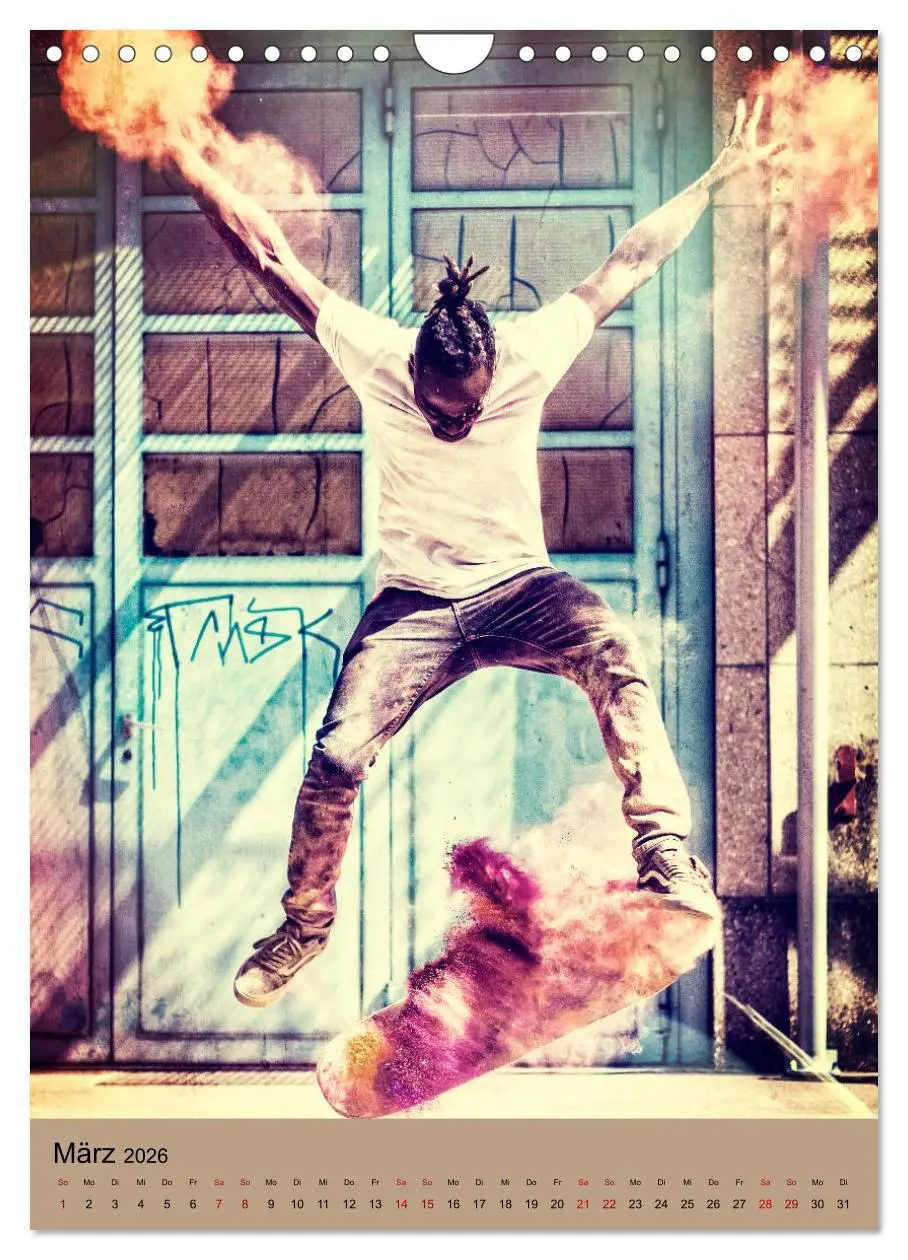 Bild: 9783516369564 | Skateboarding - einfach Spaß (Wandkalender 2026 DIN A4 hoch),...