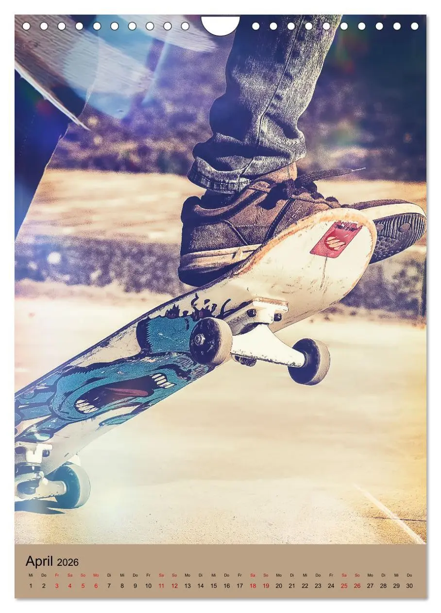 Bild: 9783516369564 | Skateboarding - einfach Spaß (Wandkalender 2026 DIN A4 hoch),...