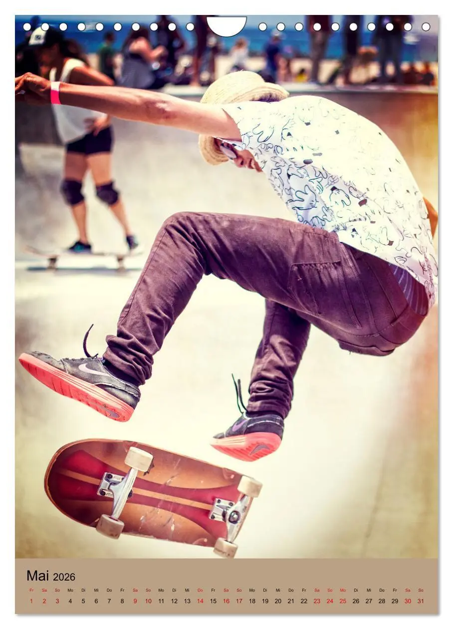 Bild: 9783516369564 | Skateboarding - einfach Spaß (Wandkalender 2026 DIN A4 hoch),...