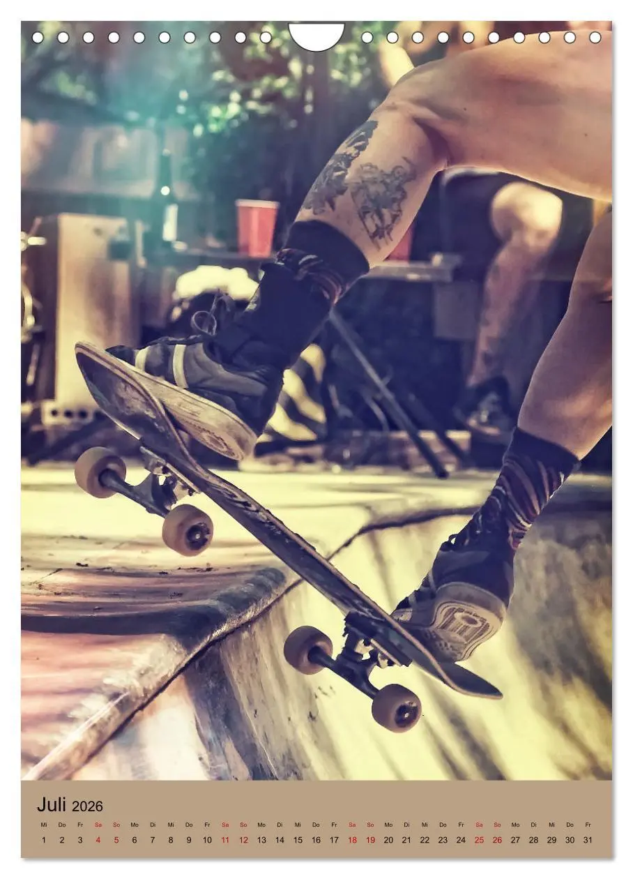 Bild: 9783516369564 | Skateboarding - einfach Spaß (Wandkalender 2026 DIN A4 hoch),...