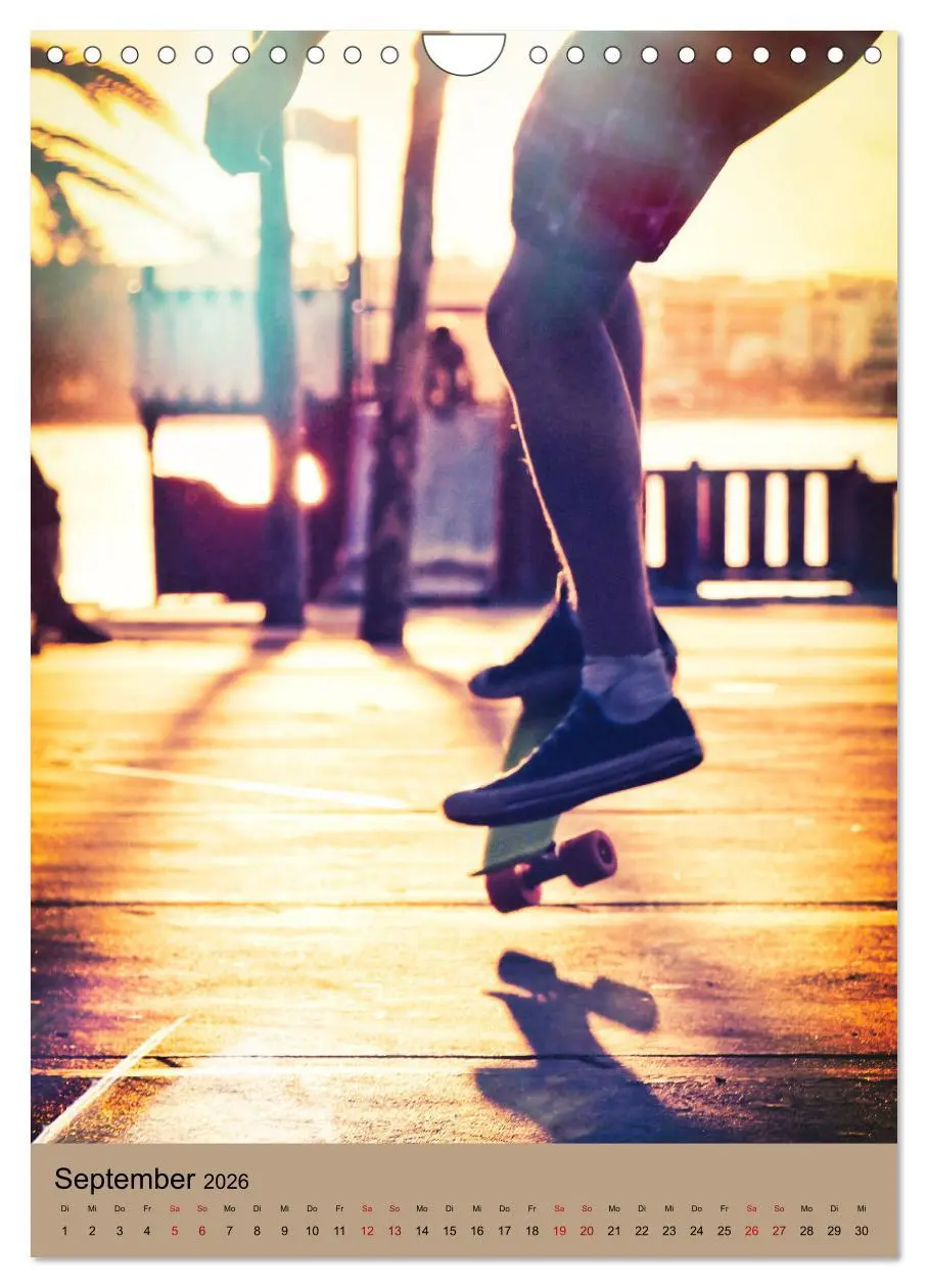 Bild: 9783516369564 | Skateboarding - einfach Spaß (Wandkalender 2026 DIN A4 hoch),...