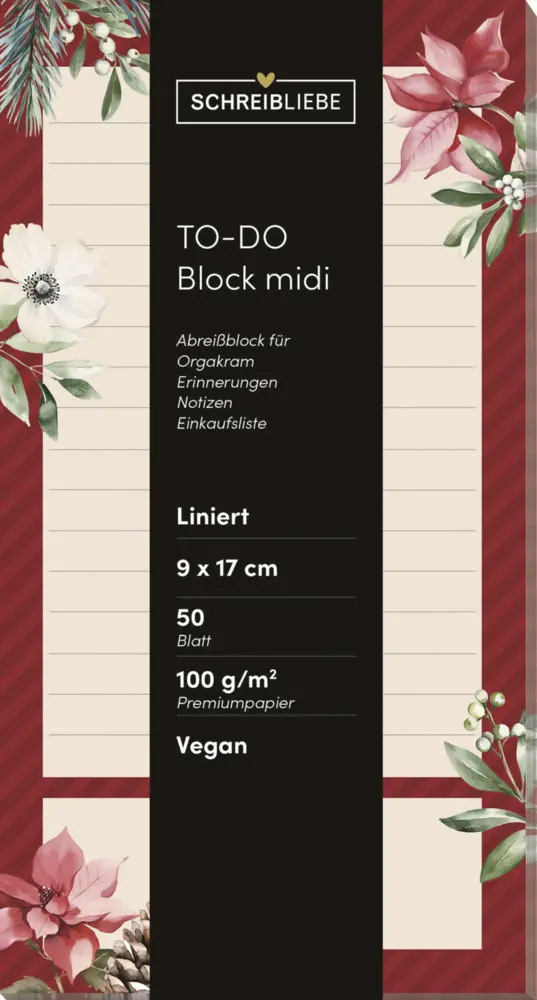 Cover: 9783731889564 | To-do-Block midi Weihnachten | Korsch Verlag | 80 S. | 452625 | 2025
