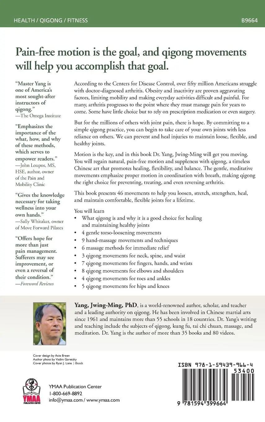 Rückseite: 9781594399664 | Pain-Free Joints | Jwing-Ming Yang | Buch | Gebunden | Englisch | 2023