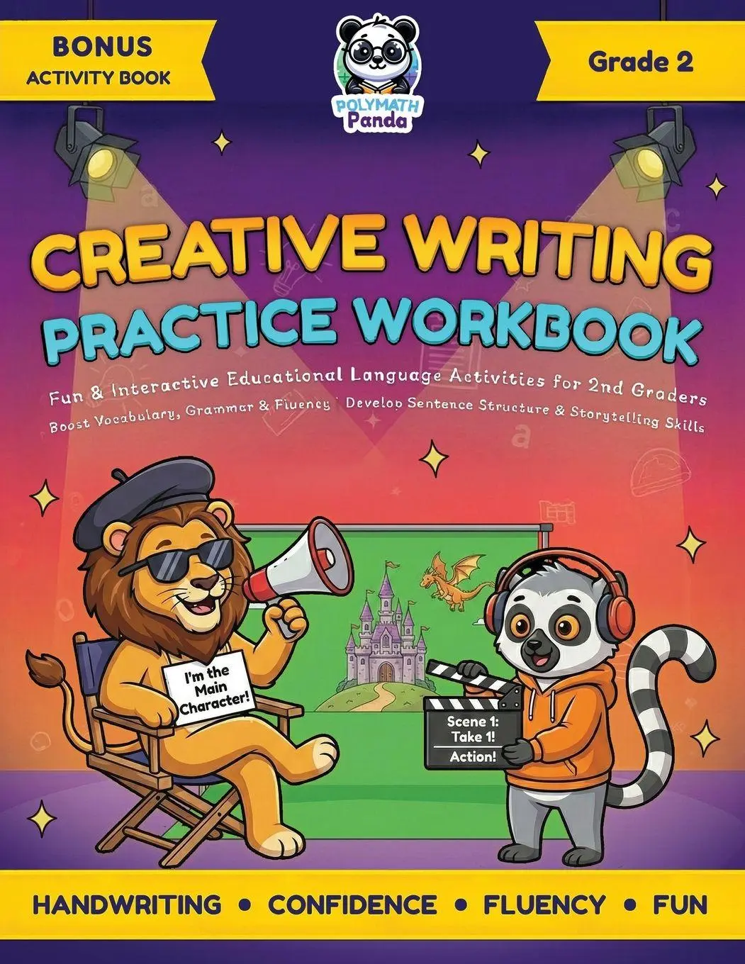 Cover: 9781953149664 | Creative Writing Practice Workbook for Grade 2 | Polymath Panda | Buch