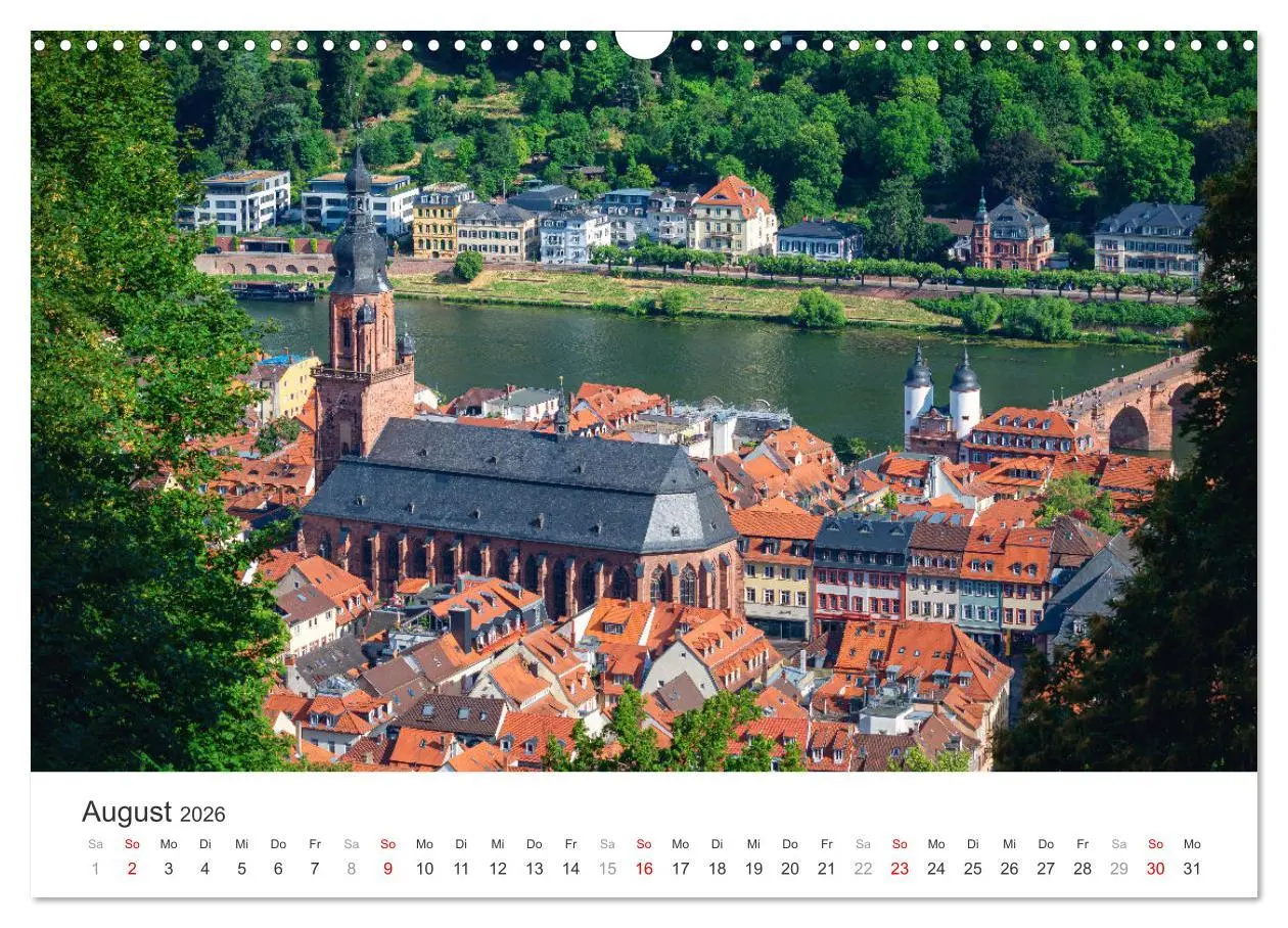 Bild: 9783457269664 | Heidelberg im Fokus (Wandkalender 2026 DIN A3 quer), CALVENDO...