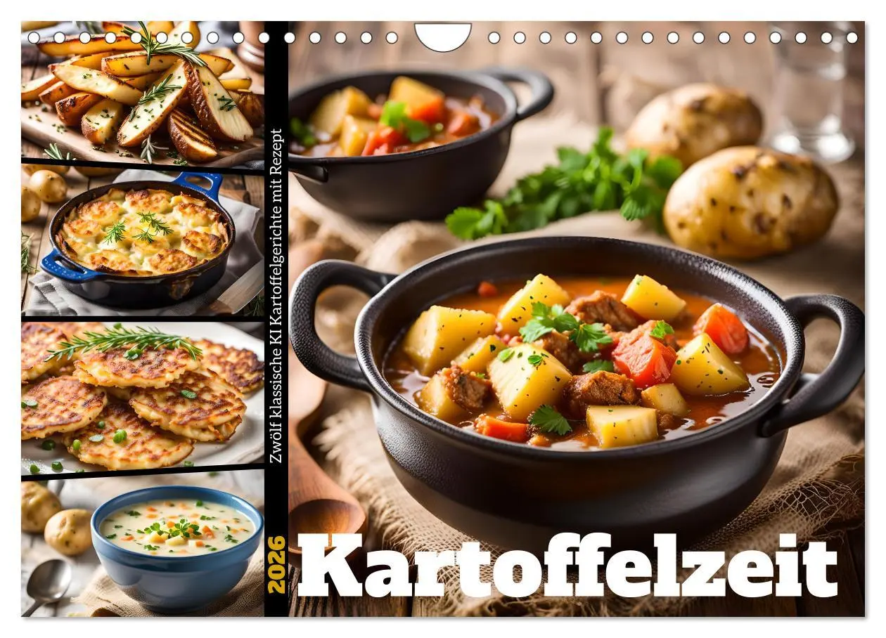 Cover: 9783457339664 | Kartoffelzeit - Zwölf klassische KI Kartoffelgerichte mit Rezept...