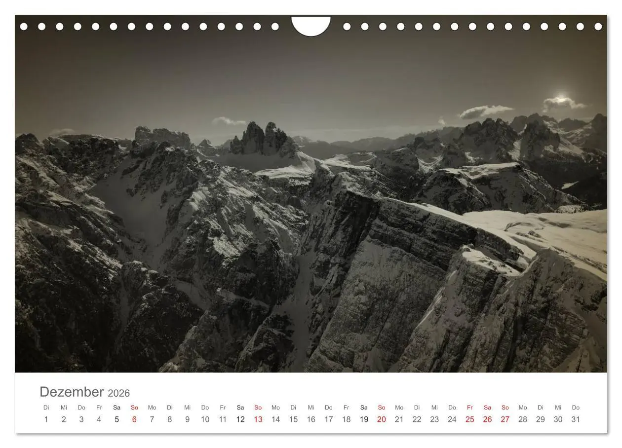 Bild: 9783457959664 | Drei Zinnen - Südtirols Wahrzeichen (Wandkalender 2026 DIN A4...