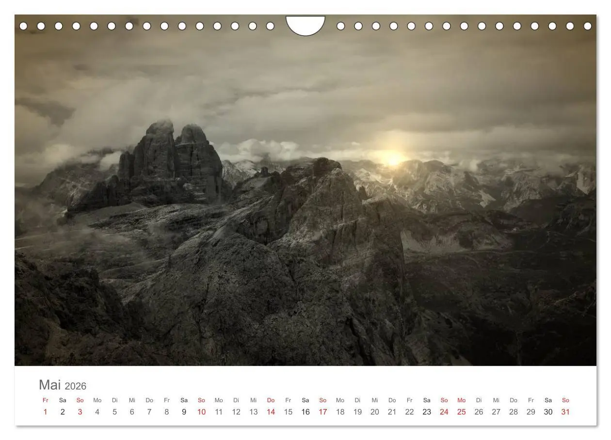 Bild: 9783457959664 | Drei Zinnen - Südtirols Wahrzeichen (Wandkalender 2026 DIN A4...