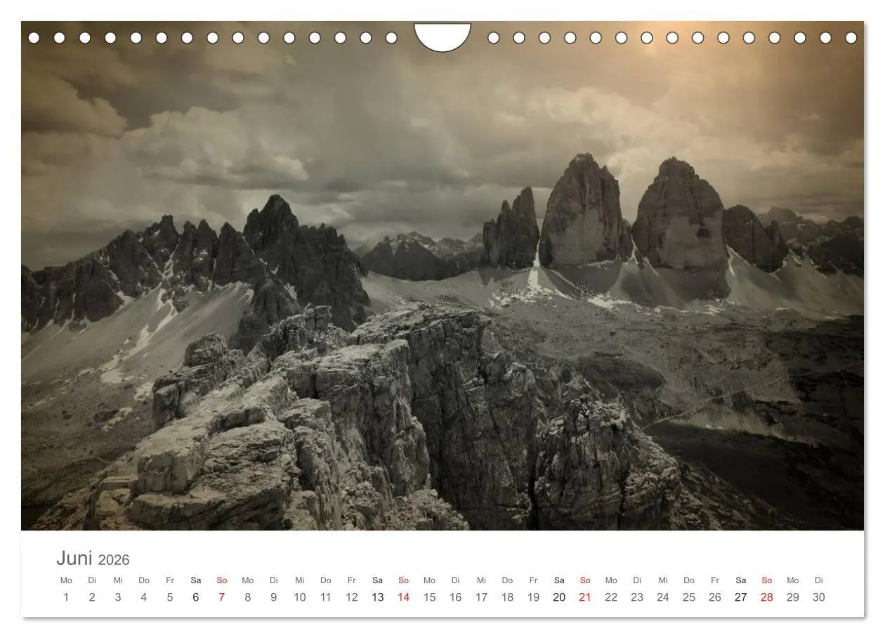 Bild: 9783457959664 | Drei Zinnen - Südtirols Wahrzeichen (Wandkalender 2026 DIN A4...