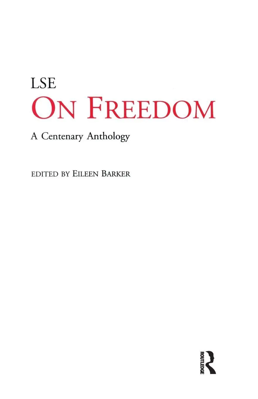 Cover: 9781560009764 | On Freedom | A Centenary Anthology | Eileen Barker | Taschenbuch