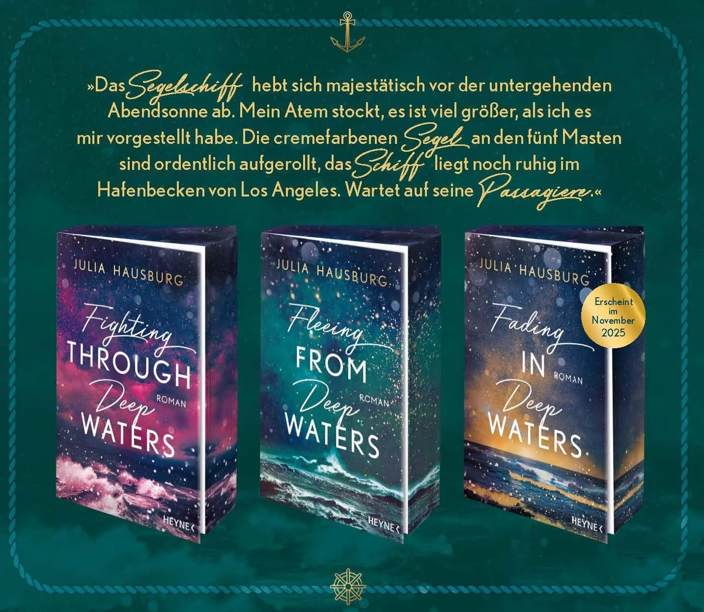 Bild: 9783453429864 | Fleeing From Deep Waters | Julia Hausburg | Taschenbuch | 384 S.