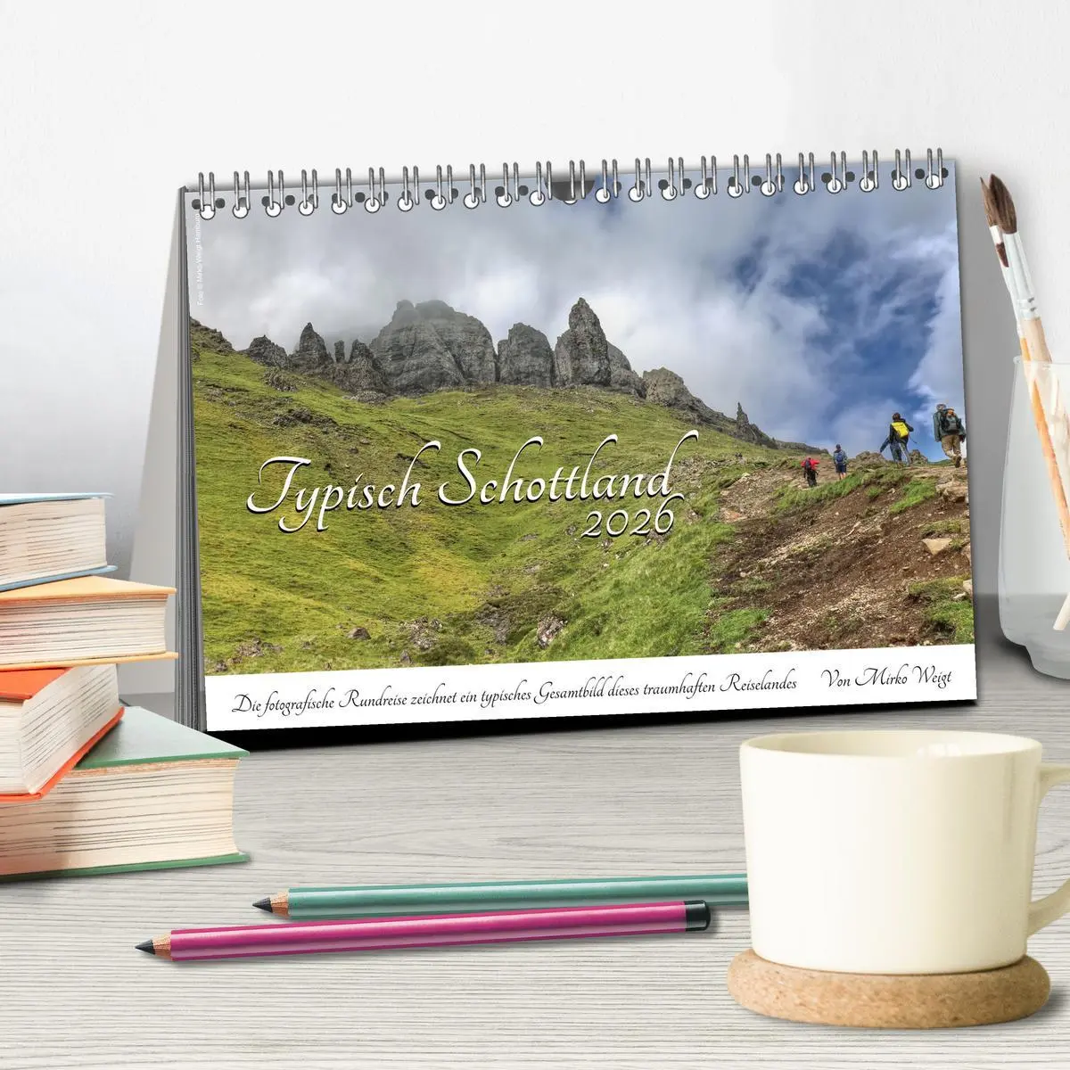 Bild: 9783457559864 | Typisch Schottland (Tischkalender 2026 DIN A5 quer), CALVENDO...