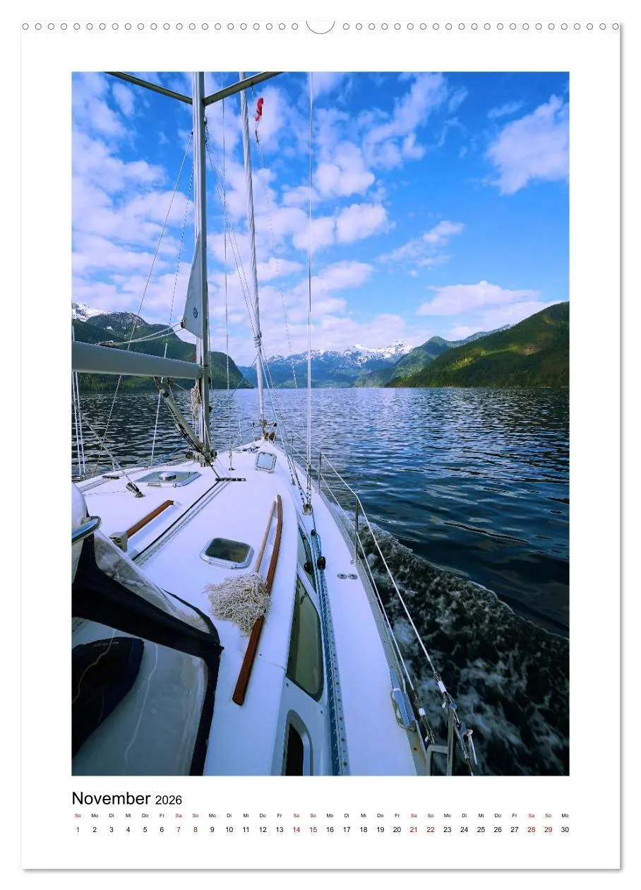 Bild: 9783516339864 | Segeln - auf Kurs (Wandkalender 2026 DIN A2 hoch), CALVENDO...