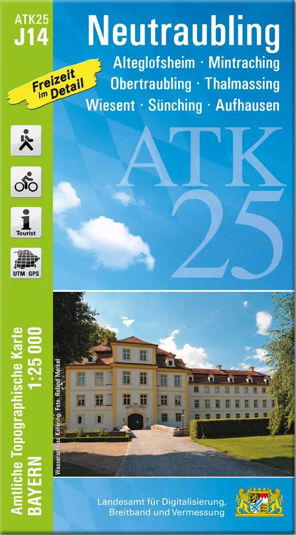 Cover: 9783899339864 | ATK25-J14 Neutraubling (Amtliche Topographische Karte 1:25000) | 2023