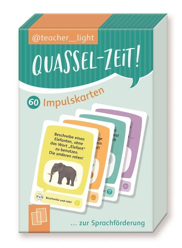 Bild: 9783834669964 | Quassel-Zeit! 60 Impulskarten zur Sprachförderung | Teacher__light