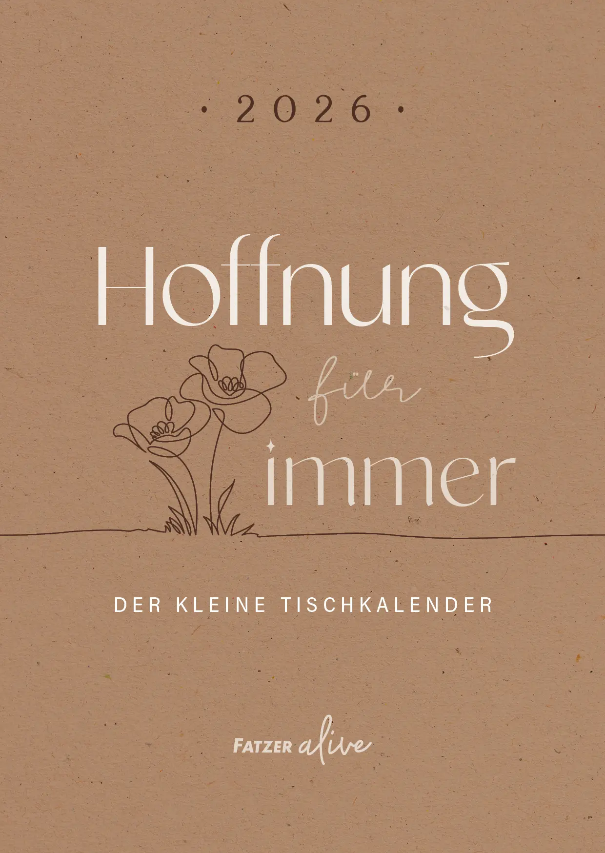 Cover: 9783866039964 | Hoffnung für immer 2026 - Tischkalender | Mit Holzaufsteller | Deutsch