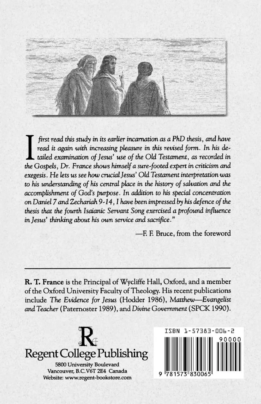 Rückseite: 9781573830065 | Jesus and the Old Testament | R. T. France | Taschenbuch | Englisch