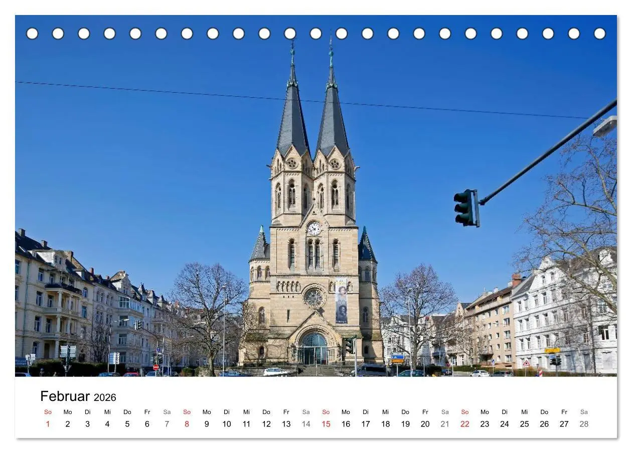 Bild: 9783516060065 | Highlights von Wiesbaden (Tischkalender 2026 DIN A5 quer), CALVENDO...