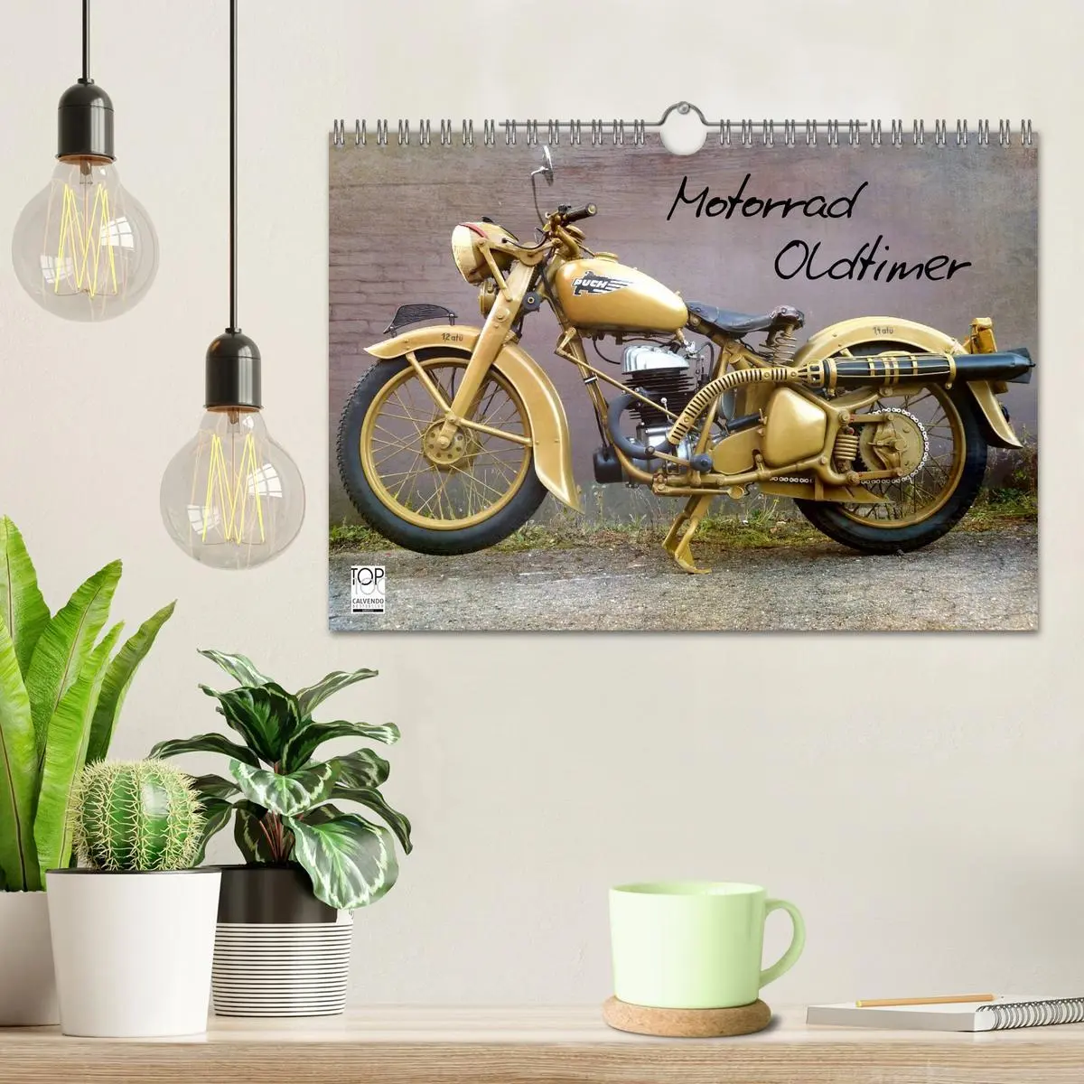 Bild: 9783516200065 | Motorrad Oldtimer (Wandkalender 2026 DIN A4 quer), CALVENDO...