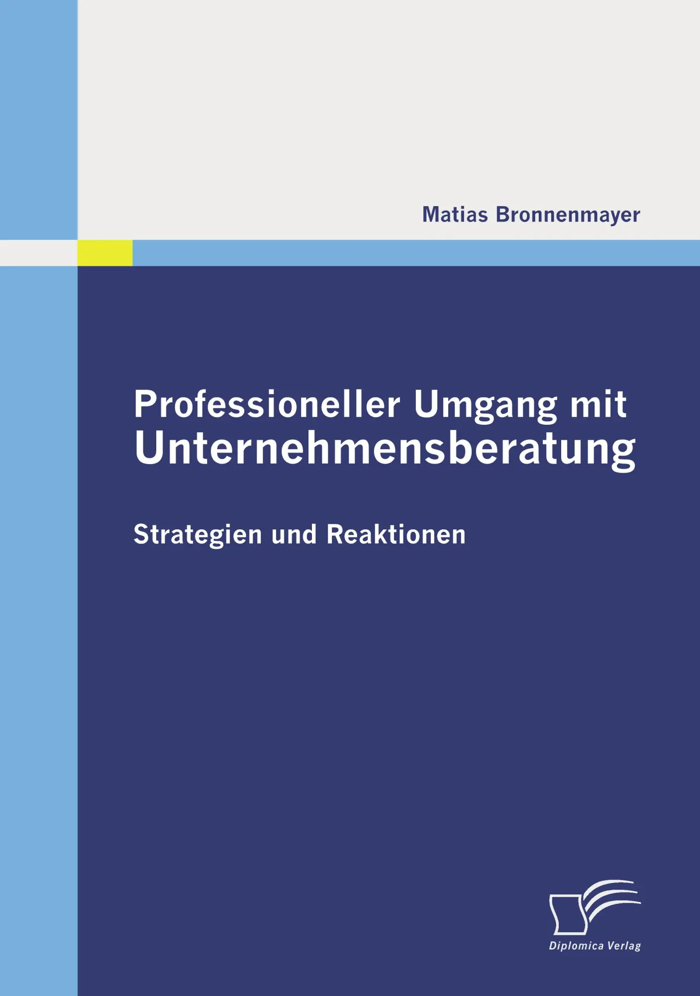 Cover: 9783836690065 | Professioneller Umgang mit Unternehmensberatung: Strategien und...