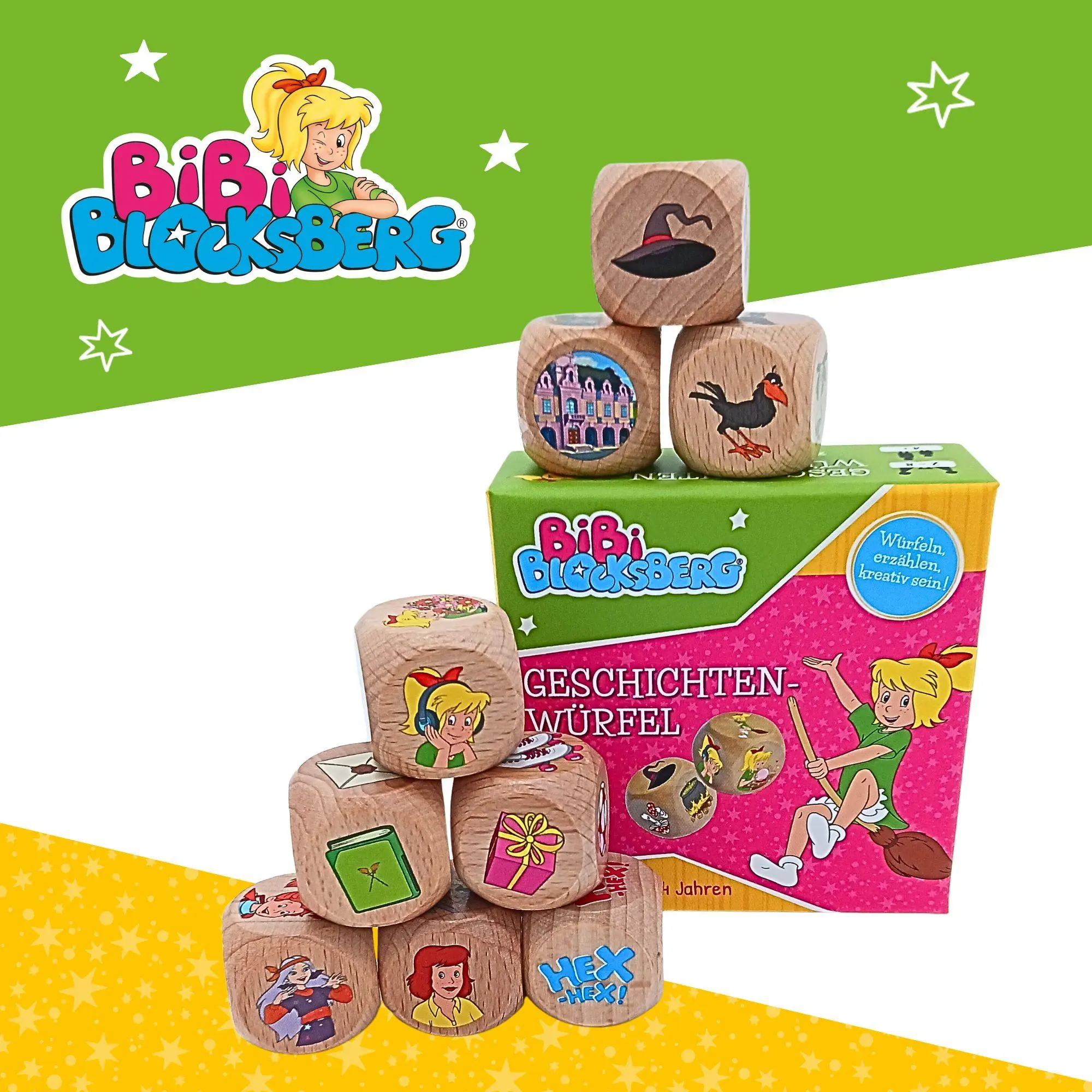 Bild: 9783072200165 | Geschichtenwürfel mit Bibi Blocksberg | Box | Deutsch | 2026