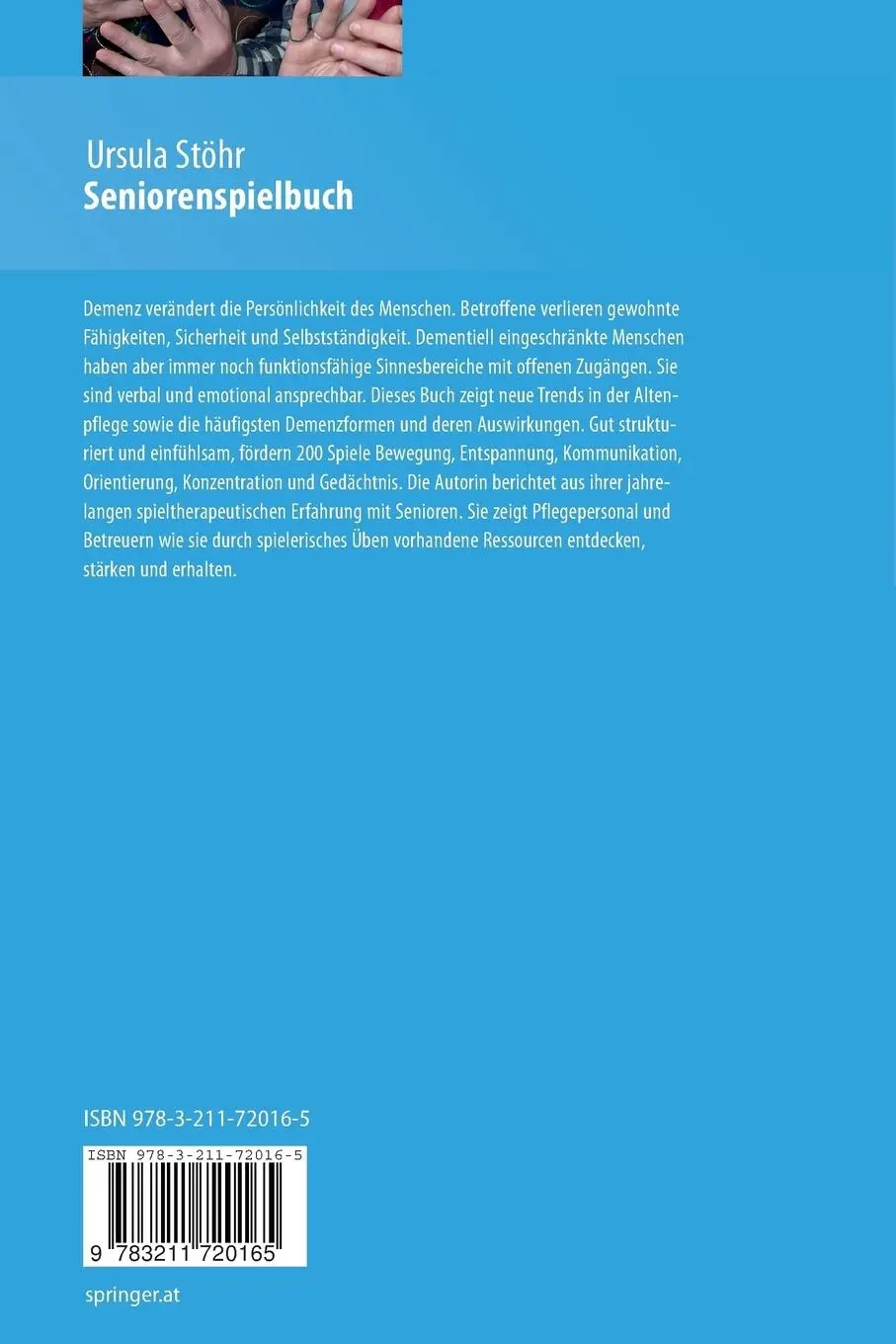 Rückseite: 9783211720165 | Seniorenspielbuch | Reaktivierung Dementer in Pflege und Betreuung