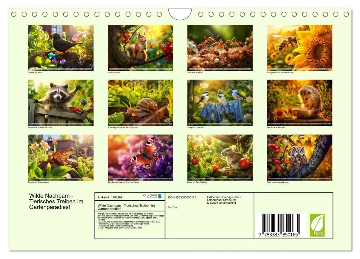 Bild: 9783383850165 | Wilde Nachbarn - Tierisches Treiben im Gartenparadies!...