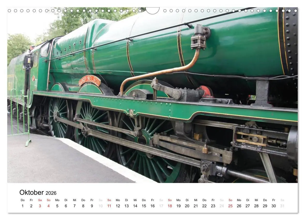 Bild: 9783516120165 | Nostalgische Eisenbahnen Englands (Wandkalender 2026 DIN A3 quer),...