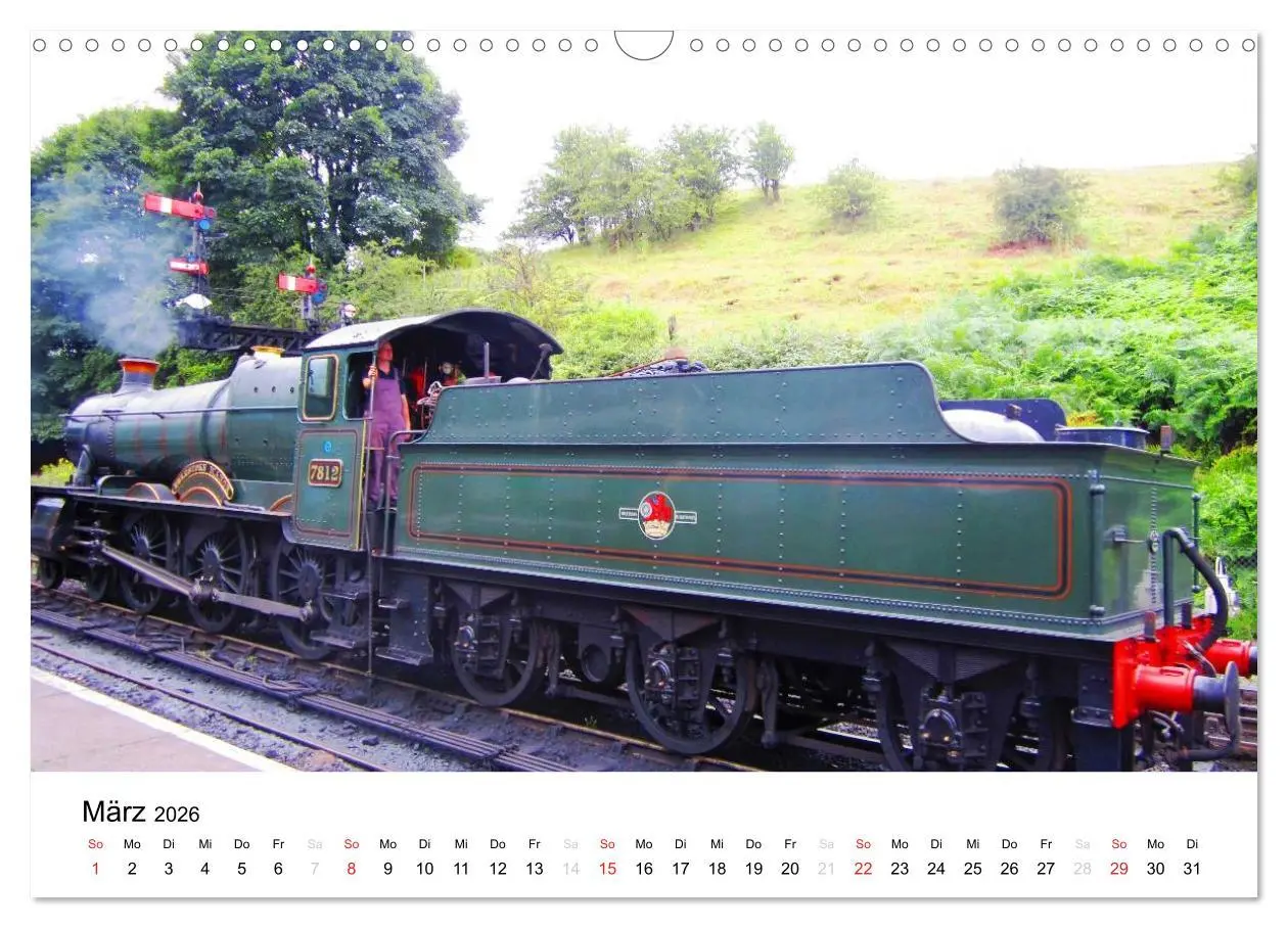 Bild: 9783516120165 | Nostalgische Eisenbahnen Englands (Wandkalender 2026 DIN A3 quer),...