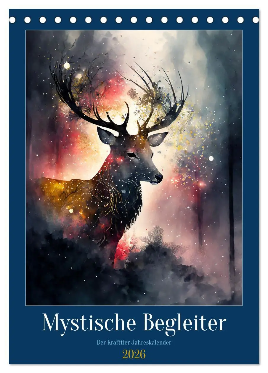 Cover: 9783516290165 | Mystische Begleiter (Tischkalender 2026 DIN A5 hoch), CALVENDO...