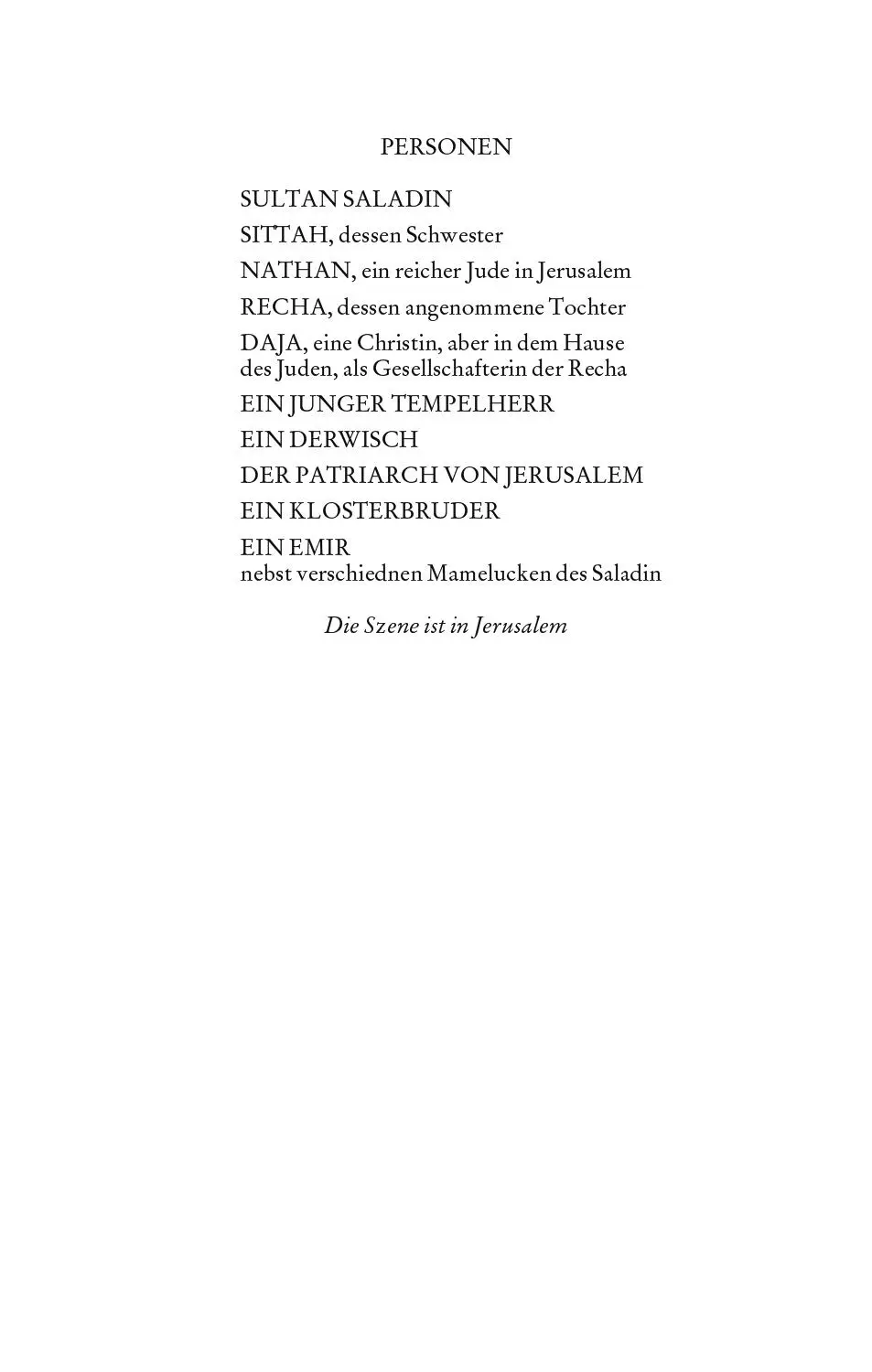 Bild: 9783872910165 | Nathan der Weise | Textausgabe mit Nachwort und Erläuterungen | Buch