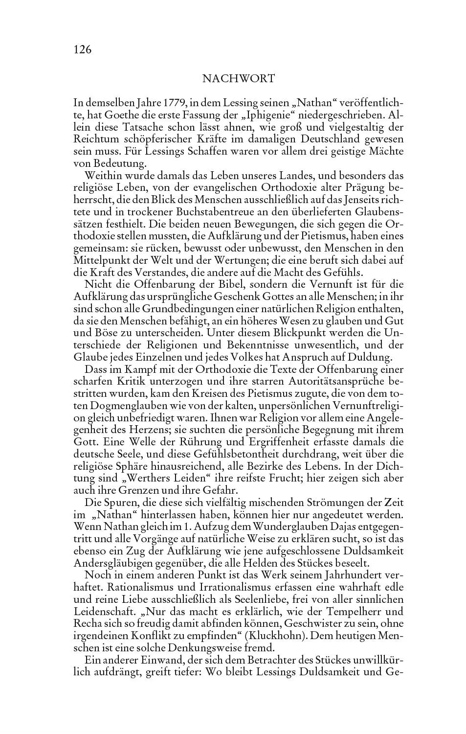 Bild: 9783872910165 | Nathan der Weise | Textausgabe mit Nachwort und Erläuterungen | Buch