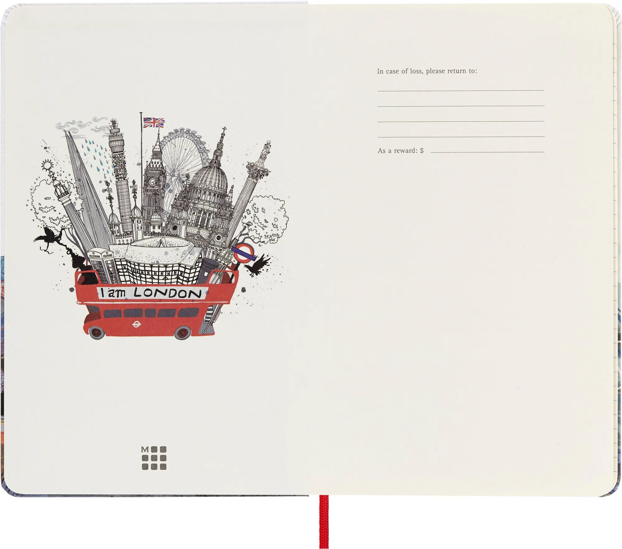 Bild: 8058341710265 | Moleskine I AM the city London Notizbuch limitierte Ausgabe, L/A5,...
