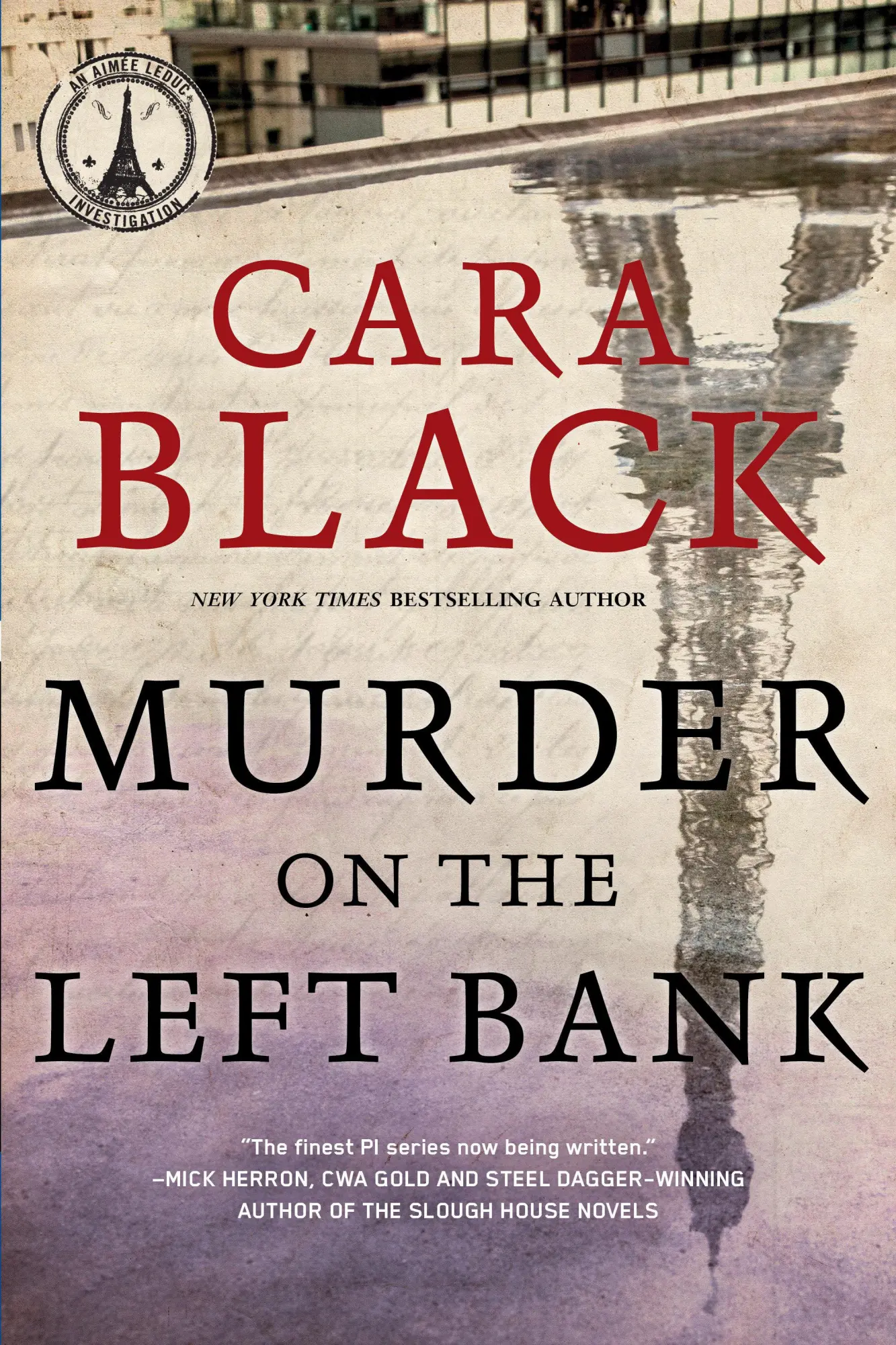 Cover: 9781641290265 | Murder On The Left Bank | An Aimee Luduc Investigation #18 | Black