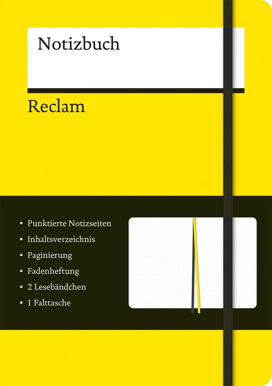 Cover: 9783150950265 | Reclams Notizbuch | Notizbuch | 144 S. | Deutsch | 2024