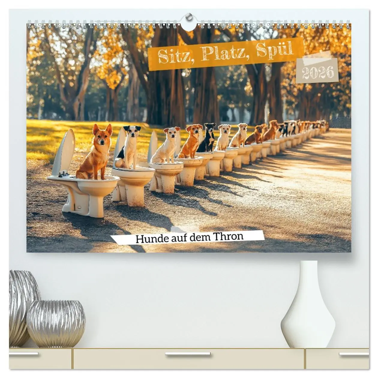 Cover: 9783457330265 | Sitz, Platz, Spül - Hunde auf dem Thron (hochwertiger Premium...