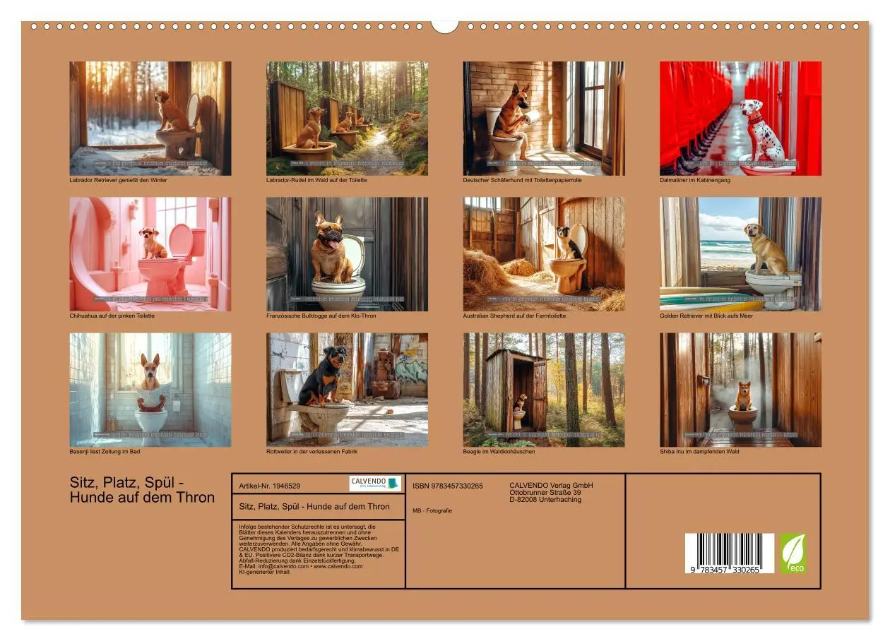 Bild: 9783457330265 | Sitz, Platz, Spül - Hunde auf dem Thron (hochwertiger Premium...